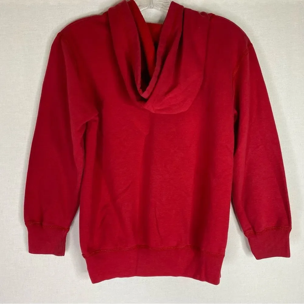 5/$15 Children’s‎ Place Hoodie Boys Red Skiing Graphic Sweatshirt Hood Pocket M